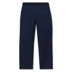 Boys Stretch Soft Rib Waist Iron Knee Pull On Pants
