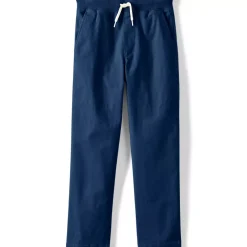 Boys Stretch Soft Rib Waist Iron Knee Pull On Pants