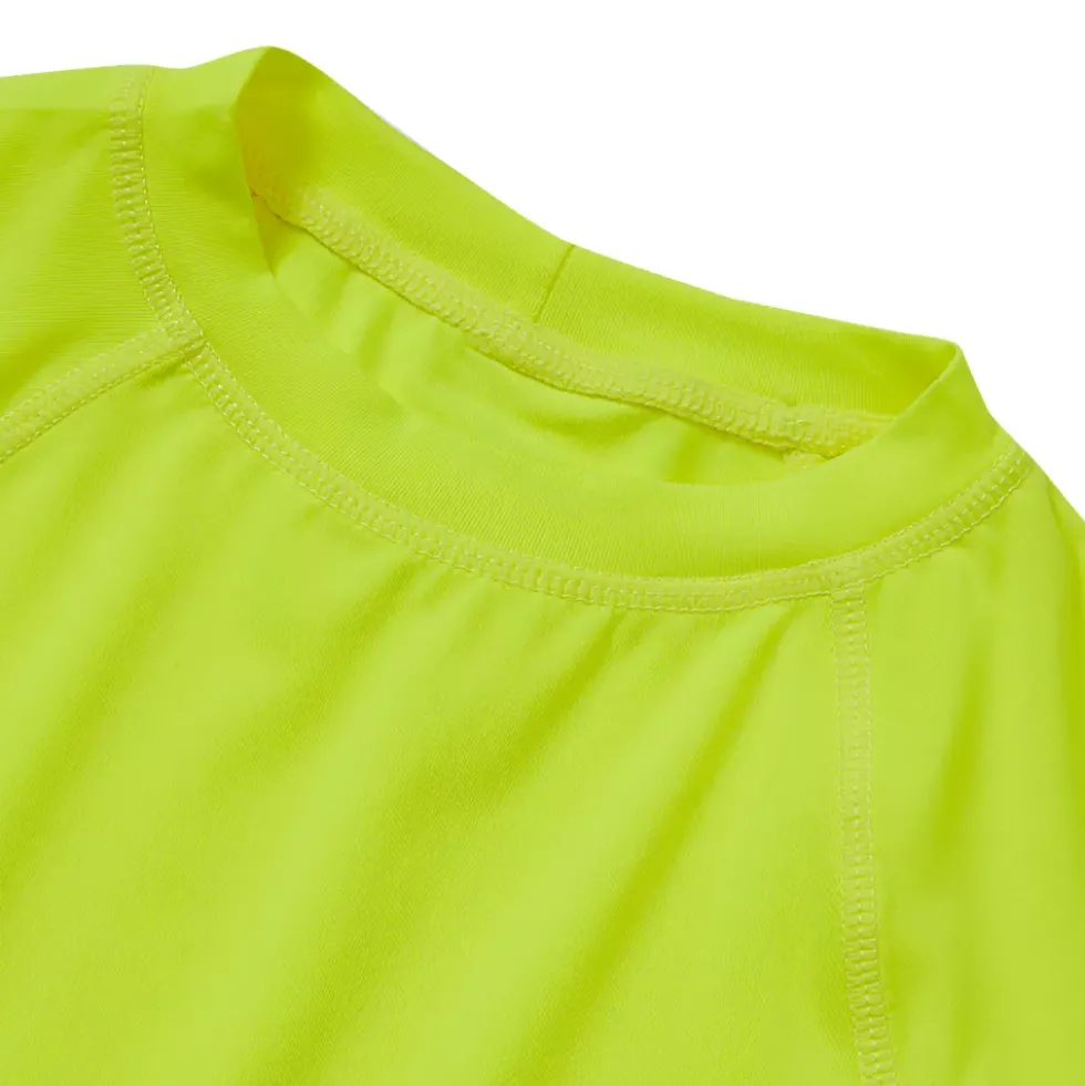 Boys Sunshade UPF 50 Chlorine Resistant Short Sleeve Crew Neck Rash Guard