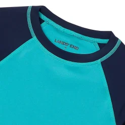 Boys Sunshade UPF 50 Chlorine Resistant Long Sleeve Crew Neck Rash Guard
