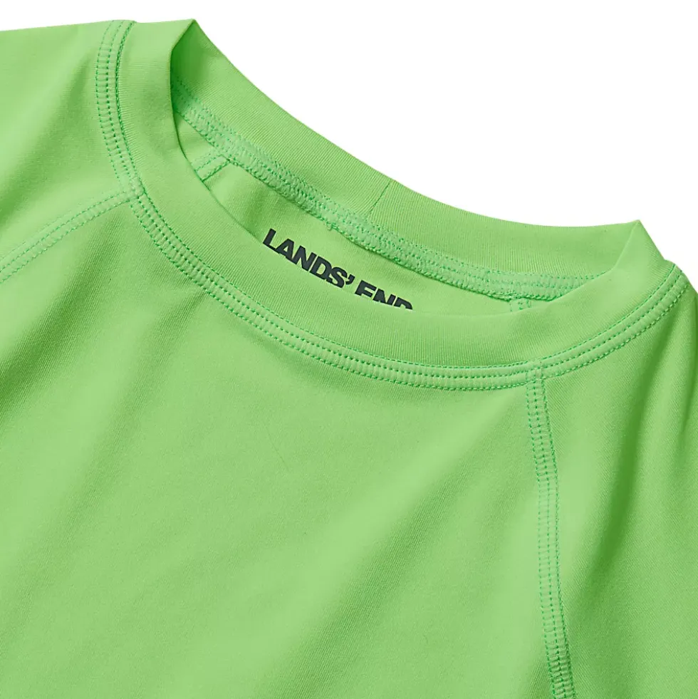 Boys Sunshade UPF 50 Chlorine Resistant Long Sleeve Crew Neck Rash Guard