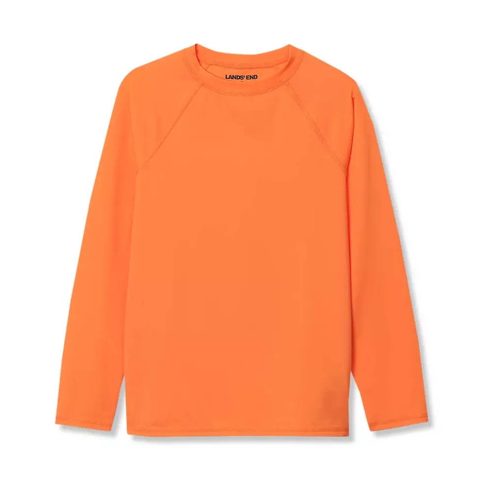 Boys Sunshade UPF 50 Chlorine Resistant Long Sleeve Crew Neck Rash Guard