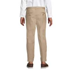 Boys Tailored Fit Blend Iron Knee Plain Front Pants
