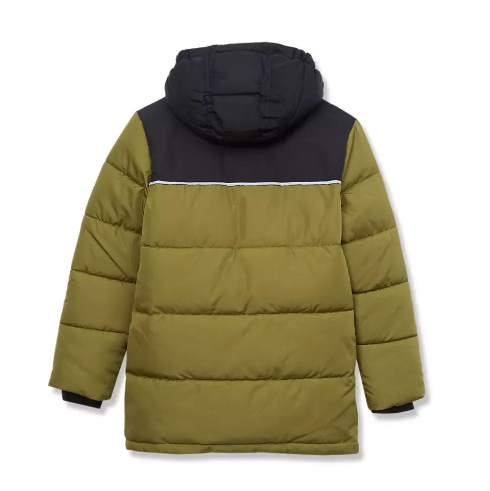 Boys Water Resistant Sherpa Lined Coat