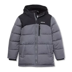 Boys Water Resistant Sherpa Lined Coat