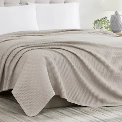 Cannon Heritage Cotton Waffle Weave Bed Blanket