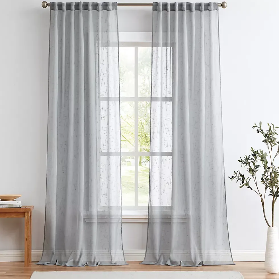 Cannon Sheer Window Panel Pair Curtains