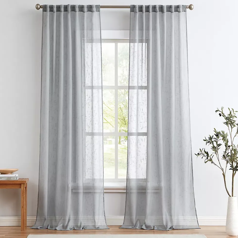 Cannon Sheer Window Panel Pair Curtains