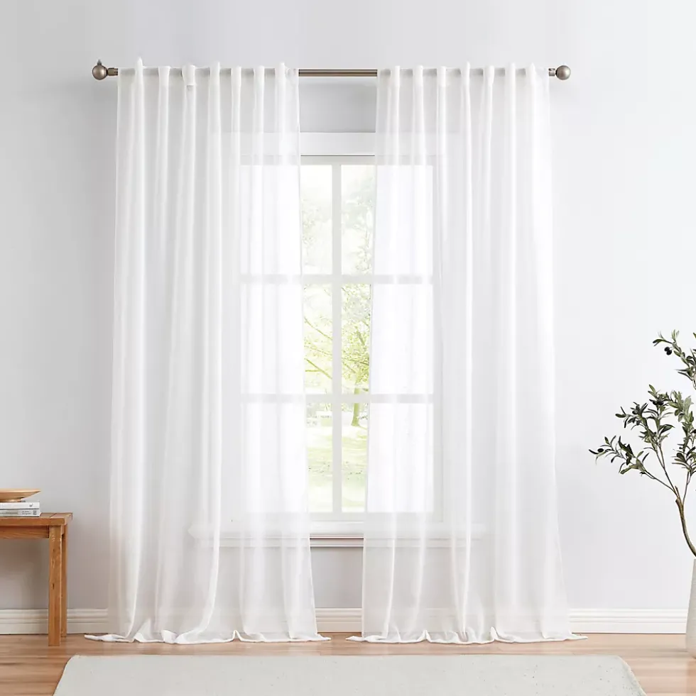 Cannon Sheer Window Panel Pair Curtains
