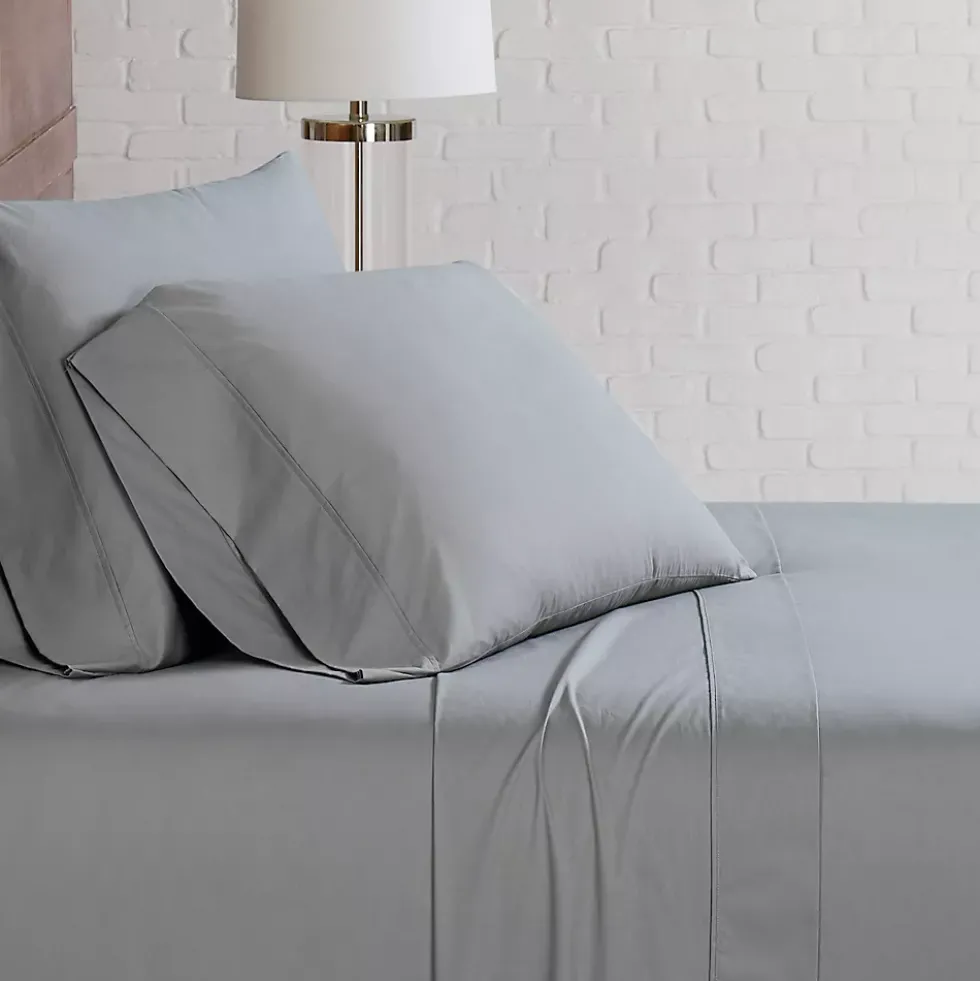 Cannon Solid Cotton Percale Sheet Set