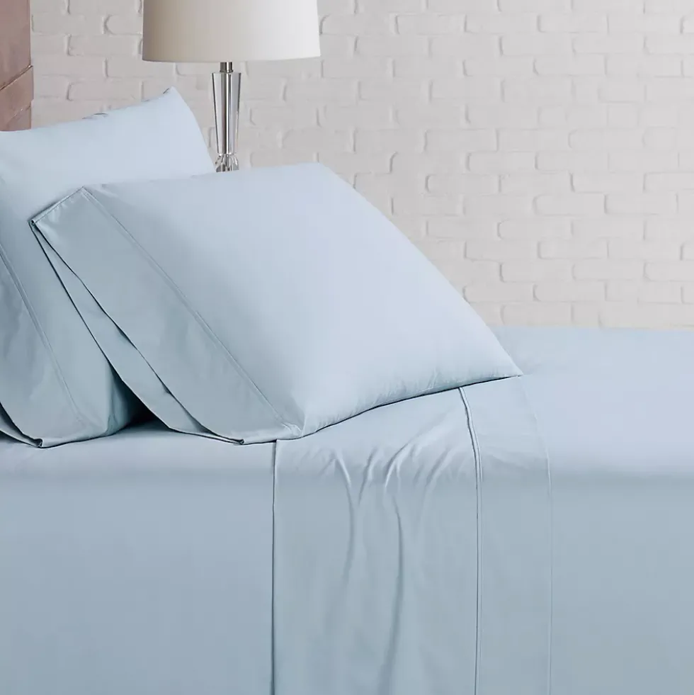 Cannon Solid Cotton Percale Sheet Set