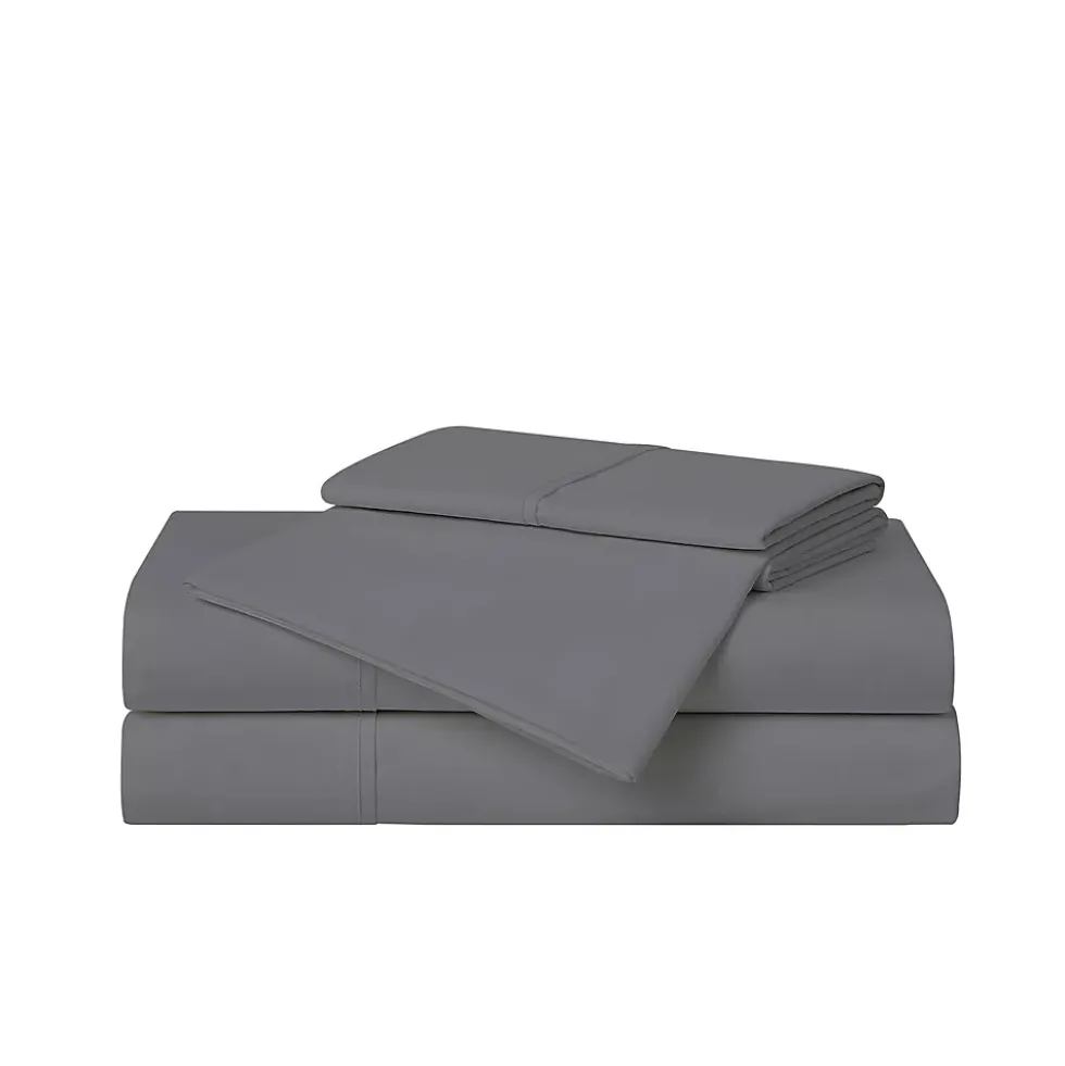 Cannon Solid Cotton Percale Sheet Set