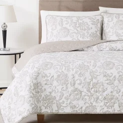Cannon Sylvana Jacobean Quilt and Sham Set