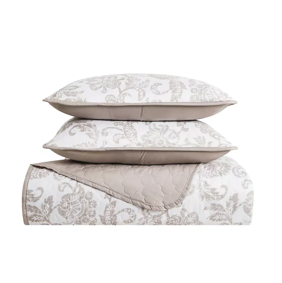 Cannon Sylvana Jacobean Quilt and Sham Set