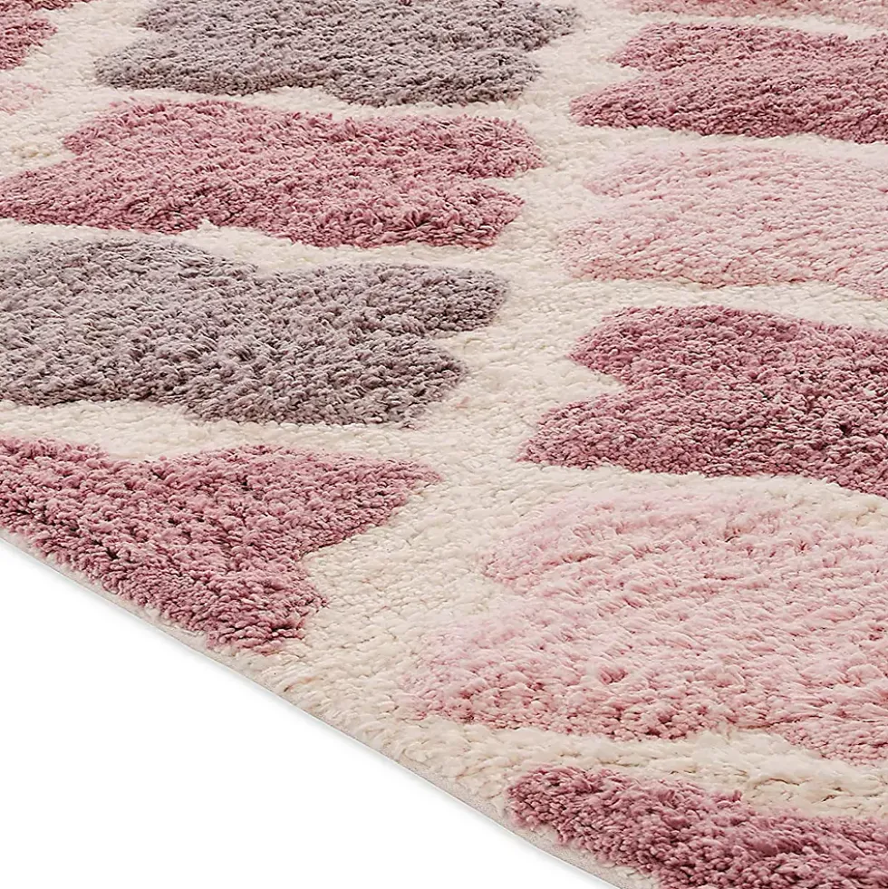 Chesapeake Alloy Moroccan Tile Cotton Anti Skid Bath Runner