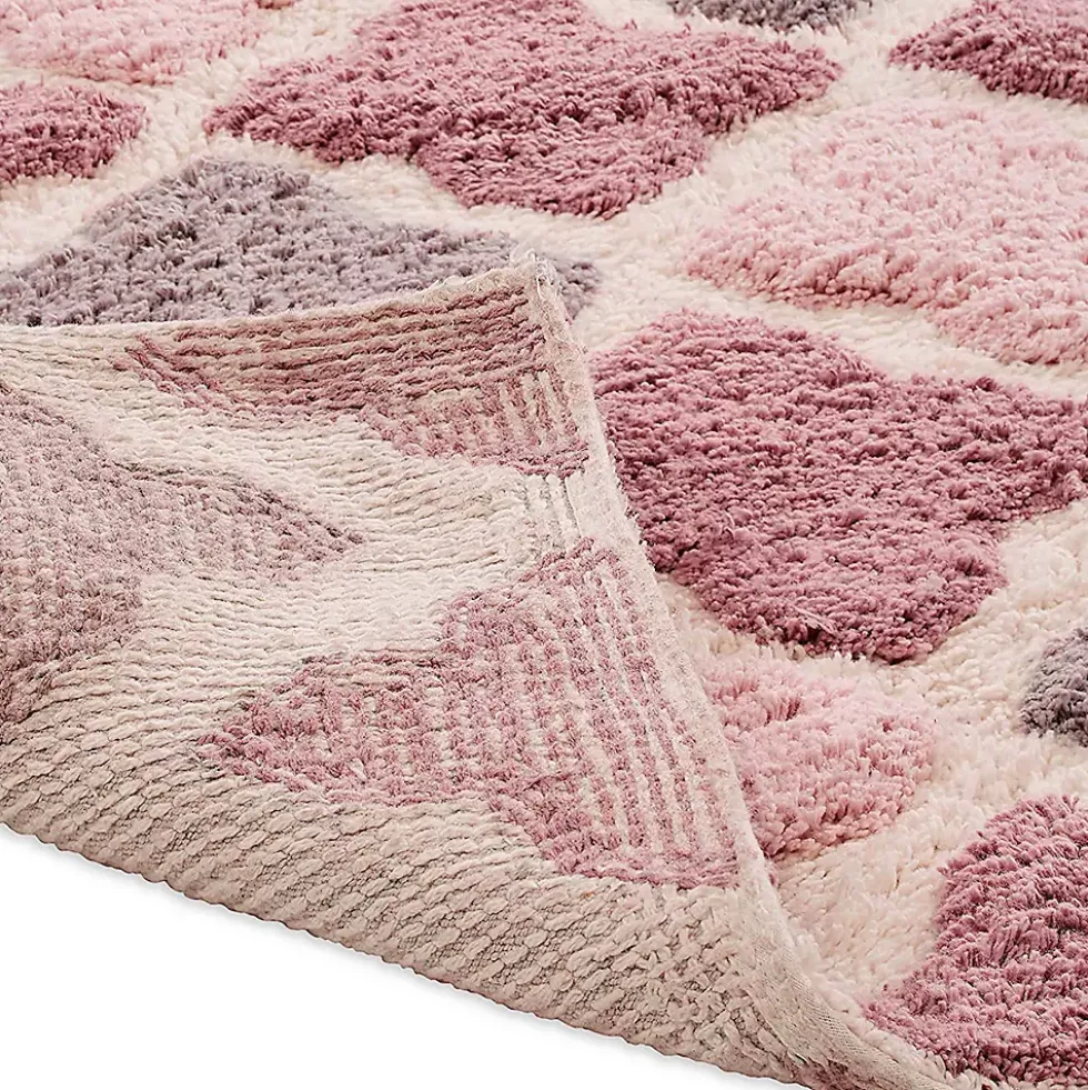 Chesapeake Alloy Moroccan Tile Cotton Anti Skid Bath Runner