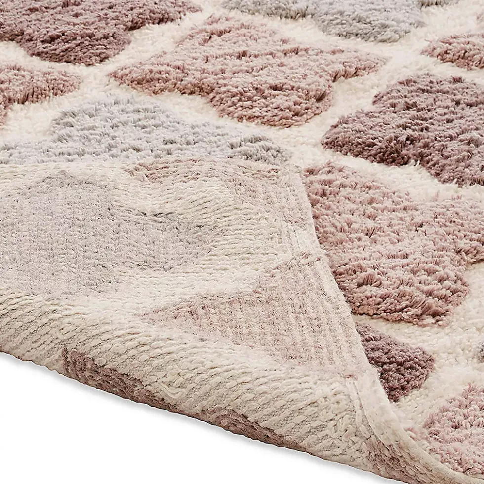Chesapeake Alloy Moroccan Tile Cotton Anti Skid Bath Runner