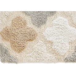 Chesapeake Alloy Moroccan Tile Cotton Anti Skid Bath Runner