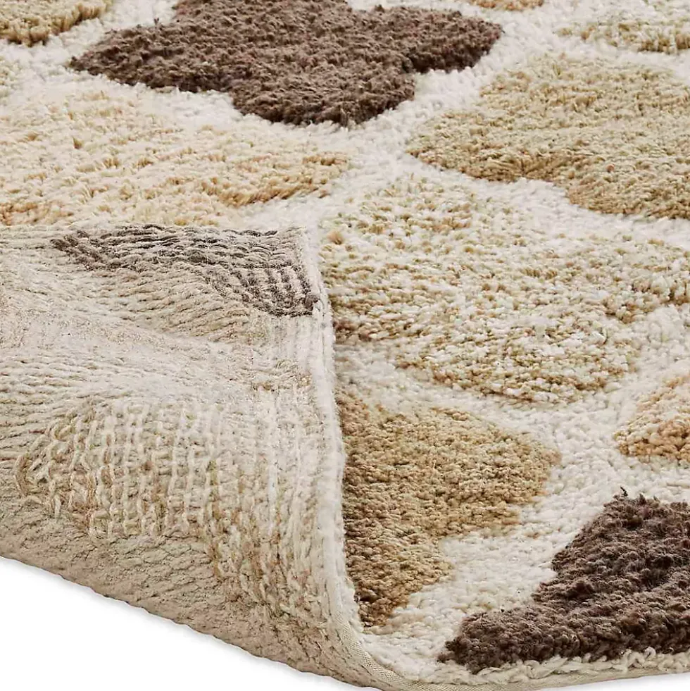 Chesapeake Alloy Moroccan Tile Cotton Anti Skid Bath Runner