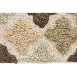Chesapeake Alloy Moroccan Tile Cotton Anti Skid Bath Runner