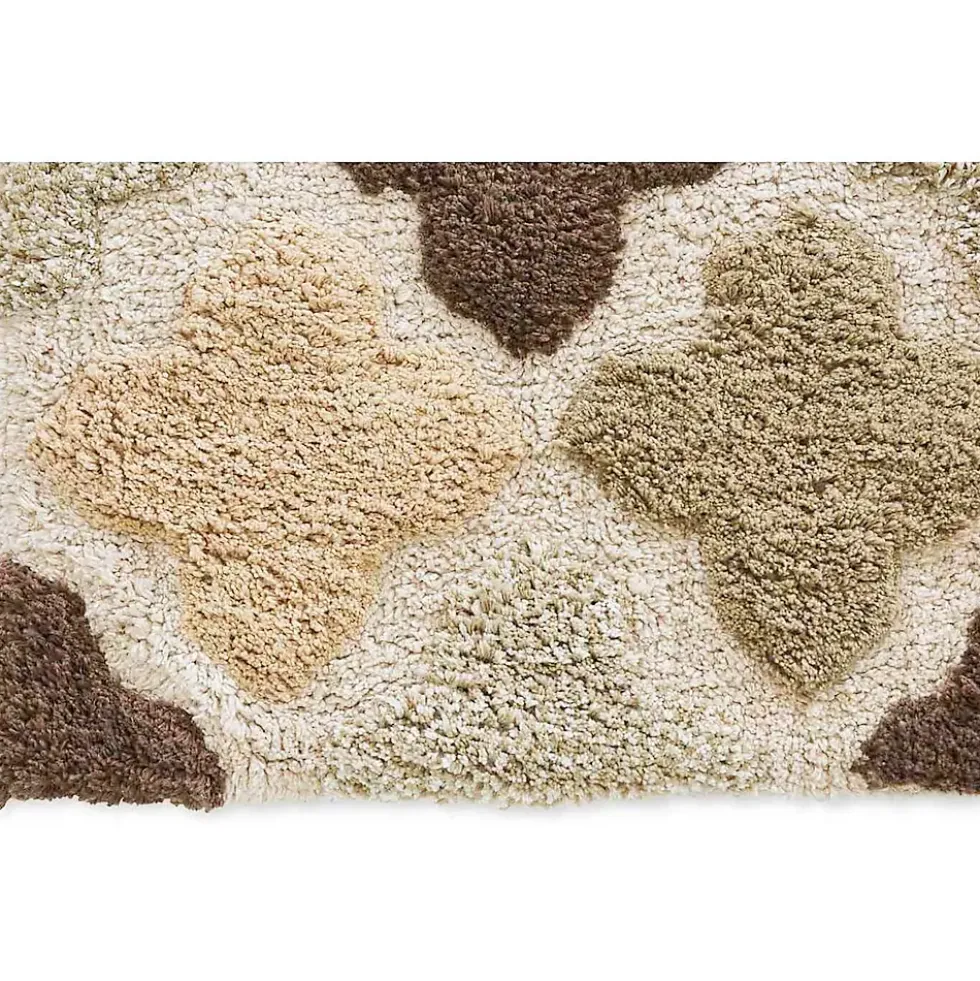 Chesapeake Alloy Moroccan Tile Cotton Anti Skid Bath Runner