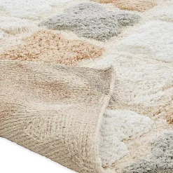 Chesapeake Alloy Moroccan Tile Cotton Anti Skid Bath Runner