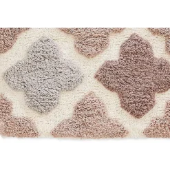 Chesapeake Alloy Moroccan Tile Cotton Anti Skid Bath Runner