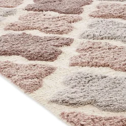 Chesapeake Alloy Moroccan Tile Cotton Anti Skid Bath Runner