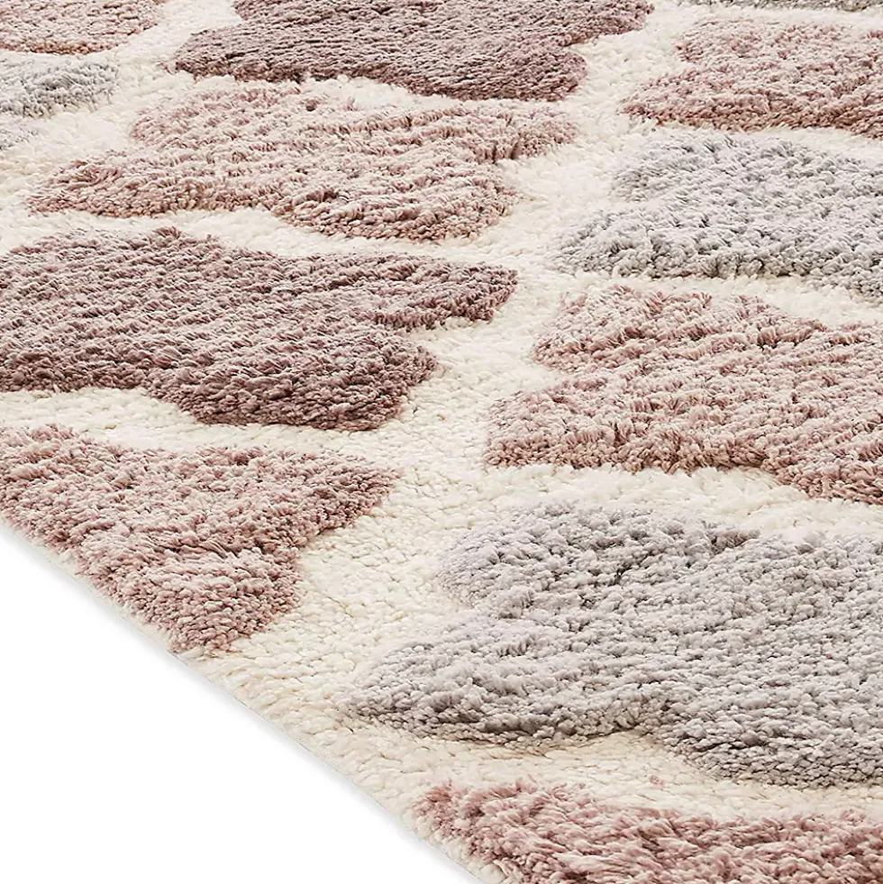 Chesapeake Alloy Moroccan Tile Cotton Anti Skid Bath Runner