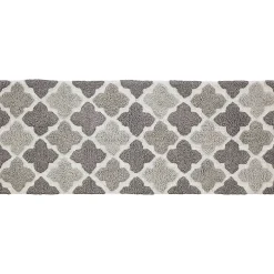 Chesapeake Alloy Moroccan Tile Cotton Anti Skid Bath Runner