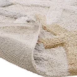 Chesapeake Ariel Star Pattern Cotton Anti Skid 2 Piece Bath Rug Set