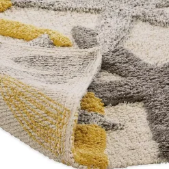 Chesapeake Ariel Star Pattern Cotton Anti Skid 2 Piece Bath Rug Set