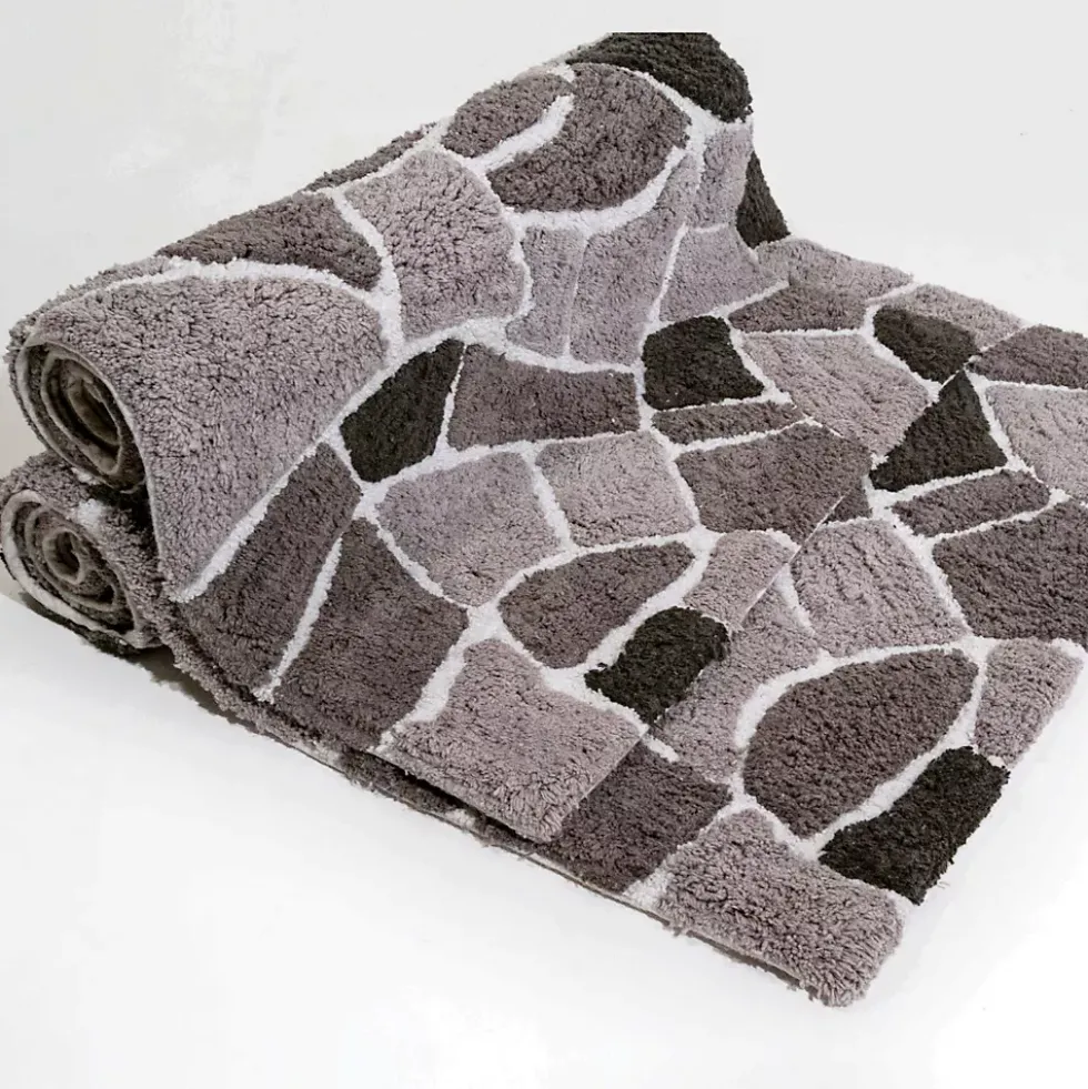 Chesapeake Boulder Cotton Anti Skid 2 Piece Bath Rug Set
