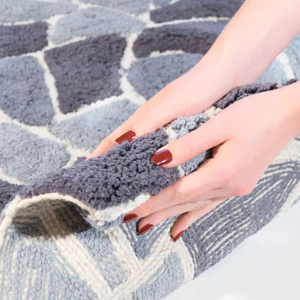Chesapeake Boulder Cotton Anti Skid 2 Piece Bath Rug Set