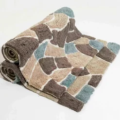 Chesapeake Boulder Cotton Anti Skid 2 Piece Bath Rug Set