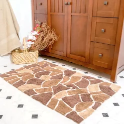 Chesapeake Boulder Cotton Anti Skid 2 Piece Bath Rug Set