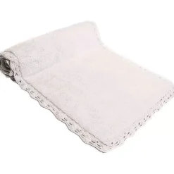 Chesapeake Crochet Cotton Anti Skid Bath Runner