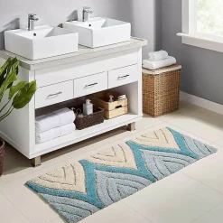 Chesapeake Davenport Cotton Anti Skid Bath Runner