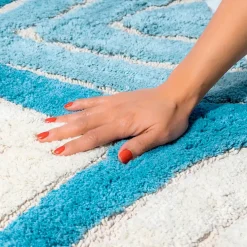 Chesapeake Davenport Cotton Anti Skid 2 Piece Bath Rug Set