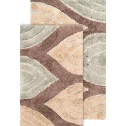 Chesapeake Davenport Cotton Anti Skid 2 Piece Bath Rug Set