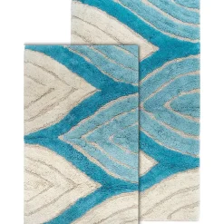 Chesapeake Davenport Cotton Anti Skid 2 Piece Bath Rug Set