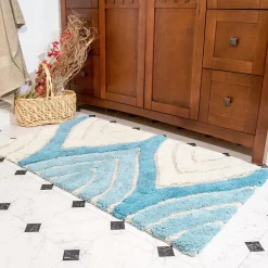 Chesapeake Davenport Cotton Anti Skid 2 Piece Bath Rug Set