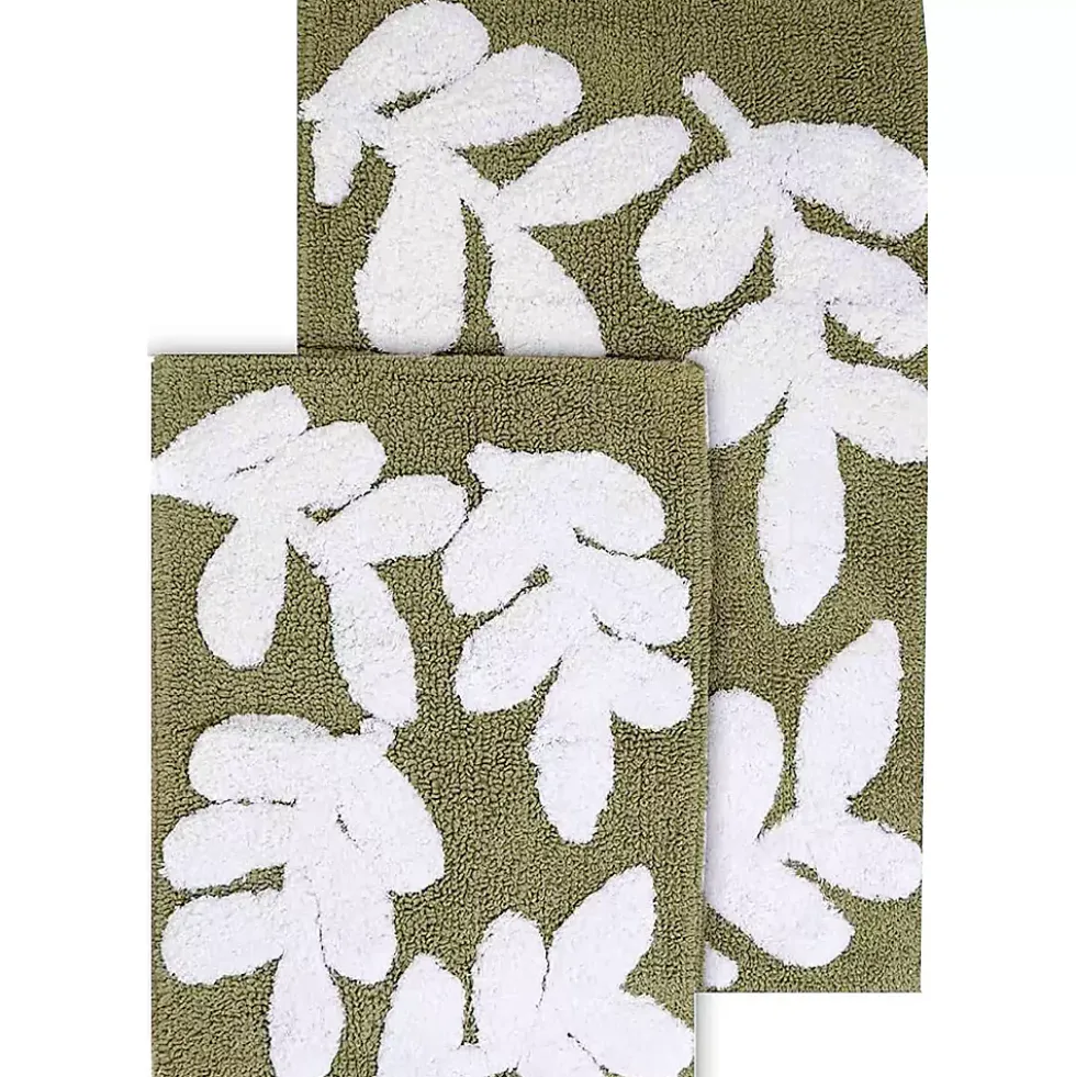 Chesapeake Monte Carlo Cotton Anti Skid 2 Piece Bath Rug Set