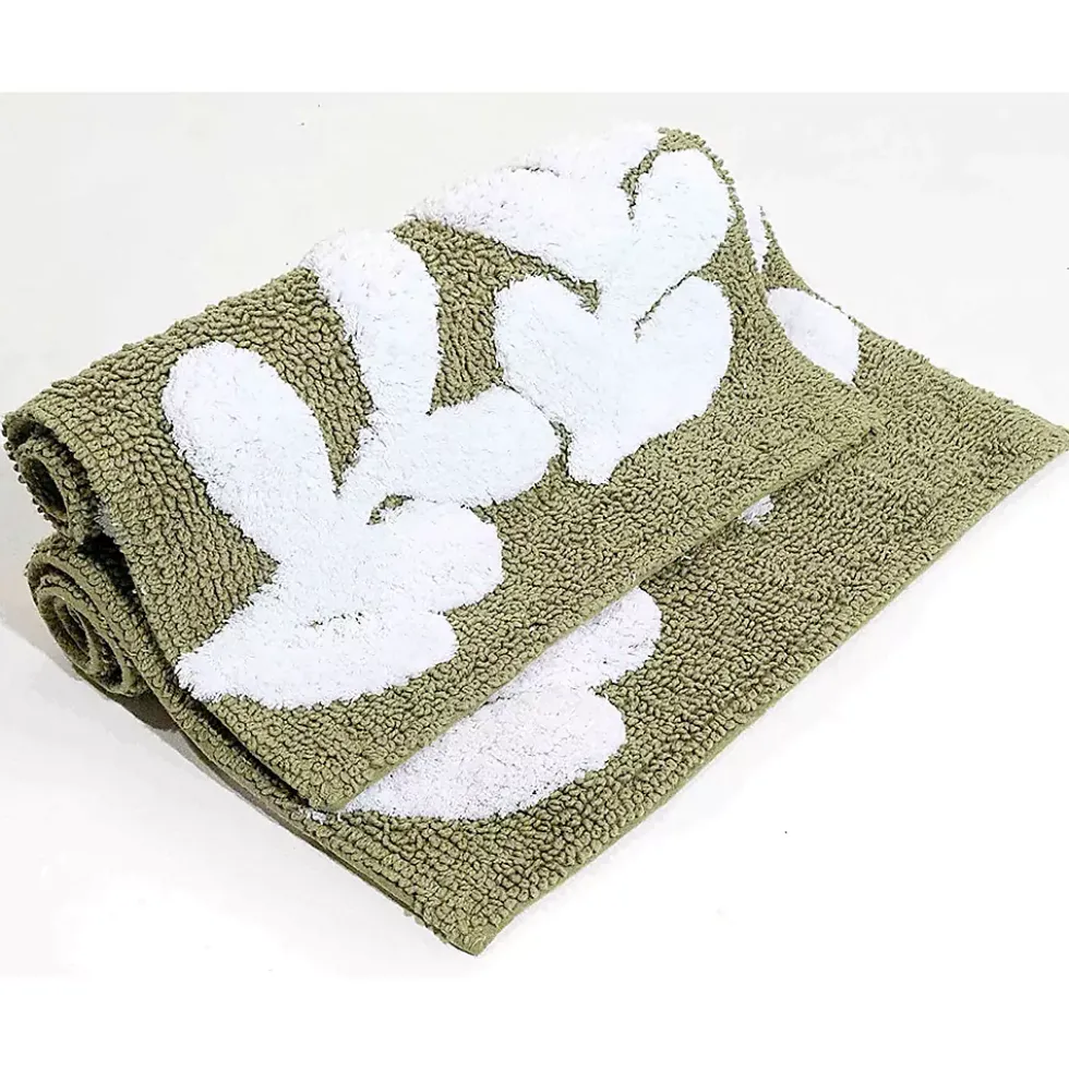Chesapeake Monte Carlo Cotton Anti Skid 2 Piece Bath Rug Set