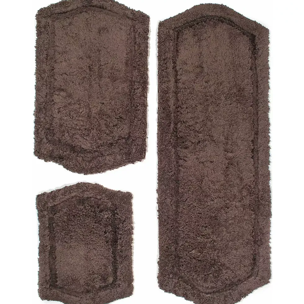 Chesapeake Paradise Memory Foam Non-Skid 3 Piece Bath Rug Set