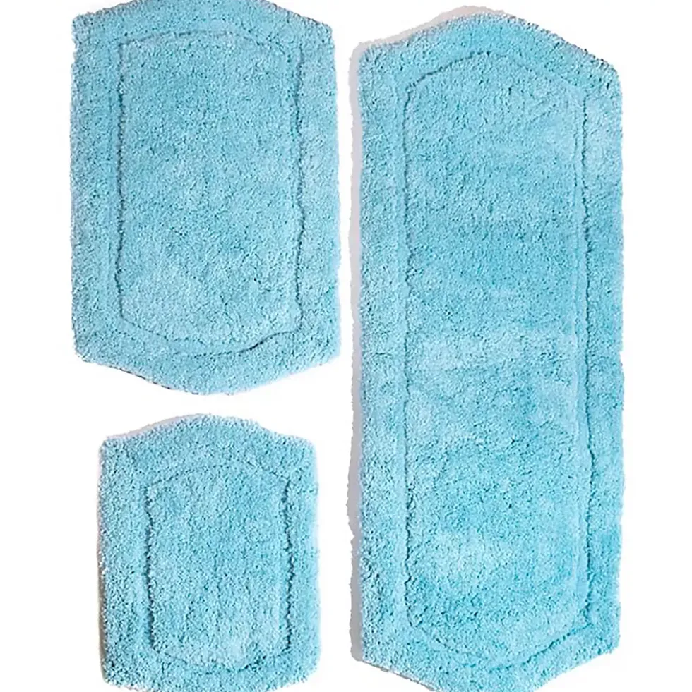 Chesapeake Paradise Memory Foam Non-Skid 3 Piece Bath Rug Set