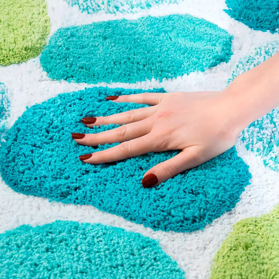 Chesapeake Pebbles Cotton Non-Skid 24''x36'' Bath Runner
