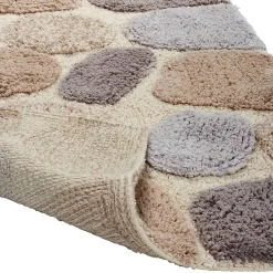 Chesapeake Pebbles Cotton Non-Skid 20''x32'' Bath Rug - Set of 2
