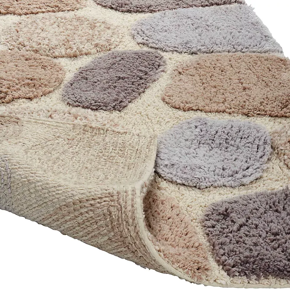 Chesapeake Pebbles Cotton Non-Skid 20''x32'' Bath Rug - Set of 2