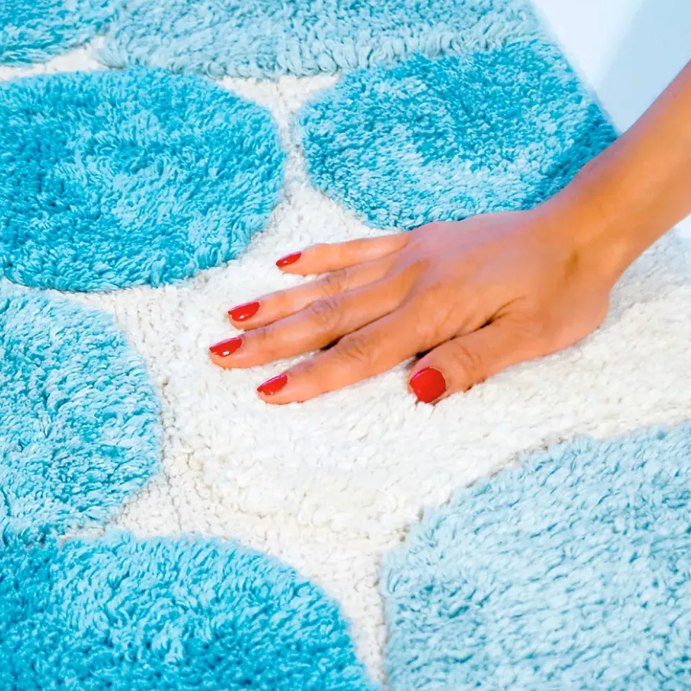 Chesapeake Pebbles Cotton Non-Skid 20''x32'' Bath Rug - Set of 2